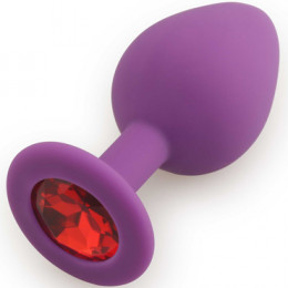 Silicone Butt Plug  фиолетово-красный, Medium