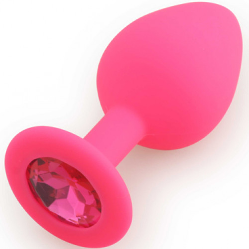 Silicone Butt Plug розовый, Medium