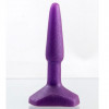Маленькая анальная пробка Lola Toys Back Door Small Anal Plug, фиолетовая