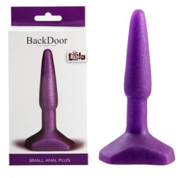 Маленькая анальная пробка Lola Toys Back Door Small Anal Plug, фиолетовая