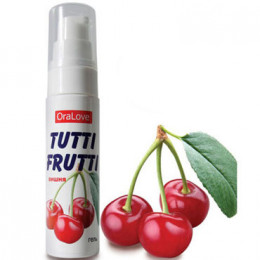 Гель для орального секса Bioritm OraLove Tutti-Frutti вишня, 30 гр. 