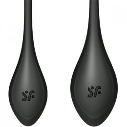 Satisfyer Yoni Power 2, черный. Набор для тренировки мышц тазового дна