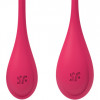 Satisfyer Yoni Power 1, красный. Набор для тренировки мышц тазового дна