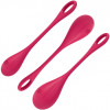 Satisfyer Yoni Power 1, красный. Набор для тренировки мышц тазового дна