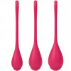 Satisfyer Yoni Power 1, красный. Набор для тренировки мышц тазового дна