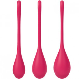 Satisfyer Yoni Power 1, красный. Набор для тренировки мышц тазового дна