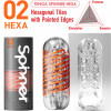 Мастурбатор со спиральным механизмом Tenga Spinner 02 Hexa