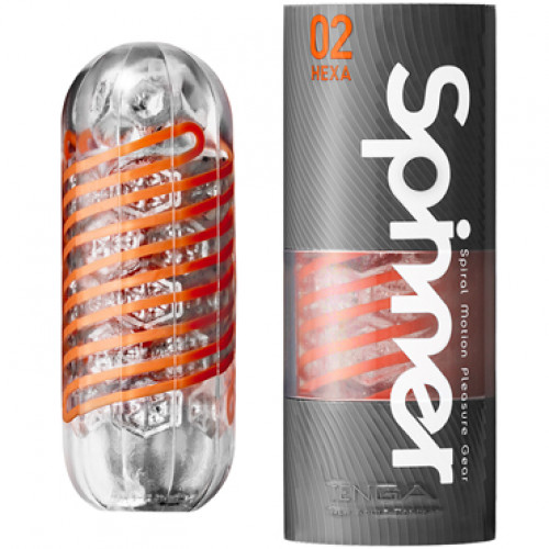 Мастурбатор со спиральным механизмом Tenga Spinner 02 Hexa