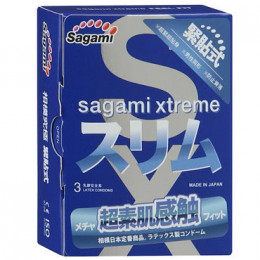 Презервативы 3-d формы для максимального комфорта Sagami Xtreme Feel Fit, 3 шт. 
