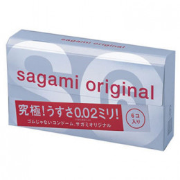 Презервативы самые тонкие в мире Sagami Original 002, 6 шт.  Упаковка по 6 шт.