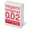 Полиуретановые презервативы 0,02 мм Sagami Original 002, 3 шт. 