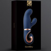 Вибратор кролик для стимуляции точки G и клитора Gvibe Gentley, синий