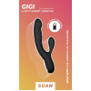 Вибратор для вагинально-клиторальной стимуляции SGAN Gigi, черный