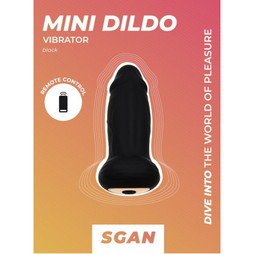 Мини-вибратор SGAN Mini Dildo, черный