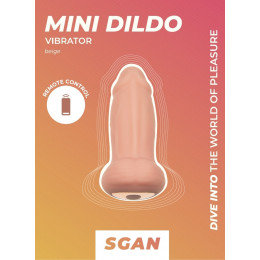 Мини-вибратор SGAN Mini Dildo, телесный