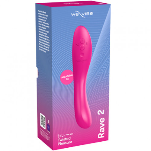 We-Vibe Rave 2, фуксия. Интерактивный вибромассажер для точки G