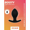 Анальная пробка с вибрацией SGAN Booty, черная